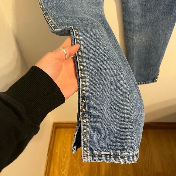 SOLD Vintage Western Bareback Jeans - Picture 6 of 8